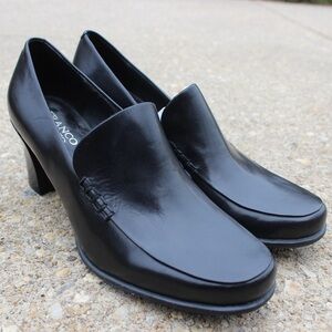 Franco Sarto Women's Black Leather Nolan Pumps Sz 7.5